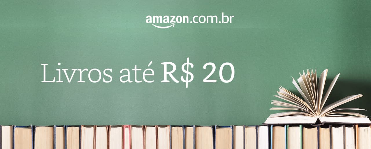 Banner de publicidade - Livros em oferta Amazon