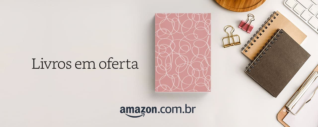 Banner de publicidade - Livros em oferta Amazon