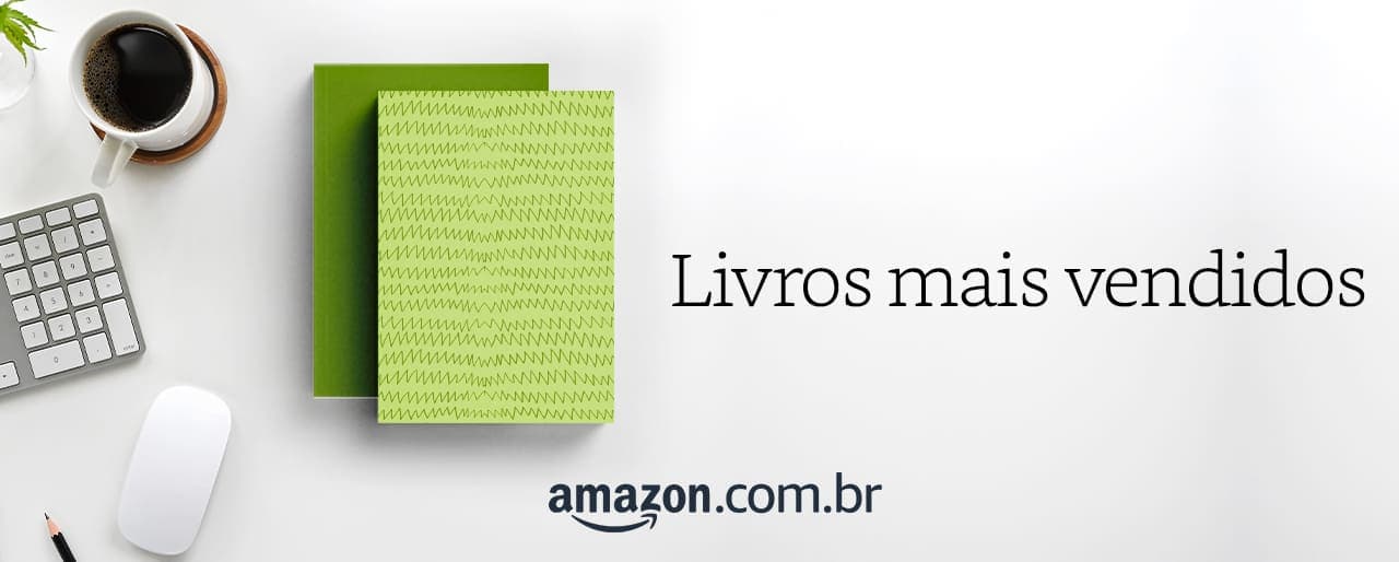 Banner de publicidade Amazon - Livros mais vendidos