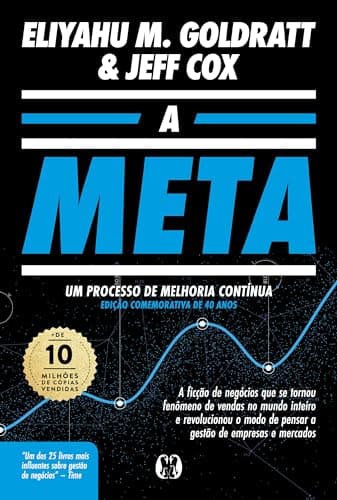 Capa do livro A Meta: Um Processo de Melhoria Contínua