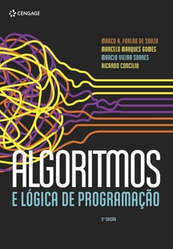 Capa do livro Algoritmos E Lógica Da Programação